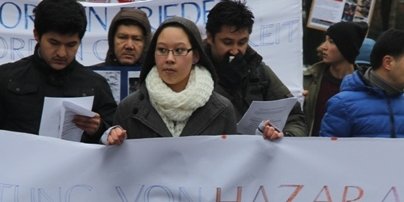 مونیخ آلمان:اعتراض مردم هزاره علیه کشتار هدفمند در کویته پاکستان 