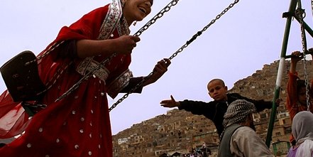 کودکان از تعطیلاتشان لذت می برند!